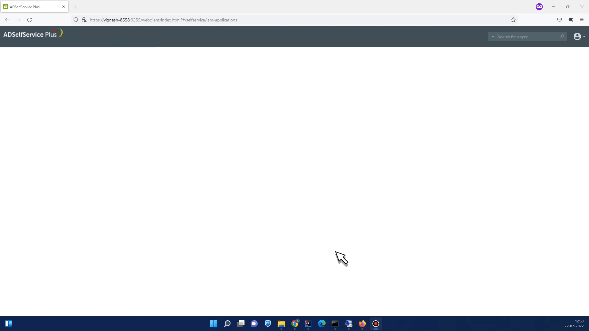 Working of IdP-initiated SSO using ADSelfService Plus.